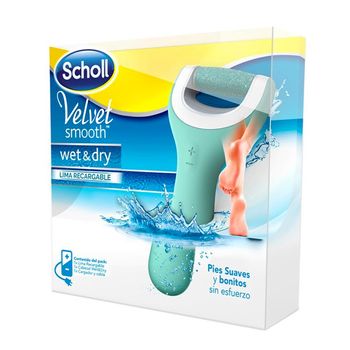 Lima Electrónica Para Pies Recargable Wet & Dry Scholl Velvet