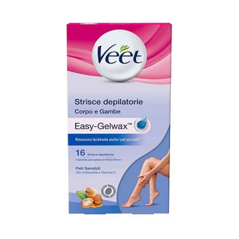 Veet Tiras Depilatorias Para El Cuerpo Indicadas Para Pieles Sensibles 16 Pcs