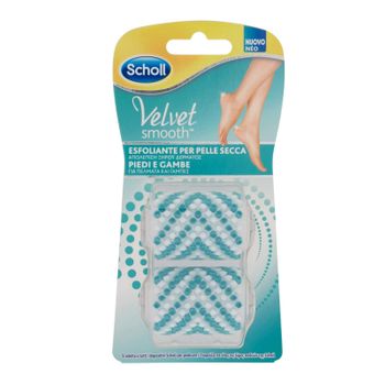 Cepillo Exfoliante Scholl Velvet Smooth Refil Para Pies Y Piernas Contra La Piel Seca