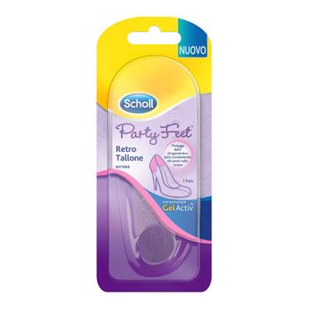 Scholl Pharma Party Feet Retro Tacón Gel Transparente 1 Par