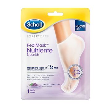 Scholl Expertcare Pedimask Mascarilla Nutritiva Para Pies Aceite De Lavanda 1 Par