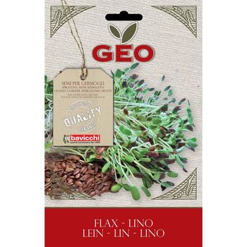 Semillas Germinado Lino, Bavicchi Geo, 80g