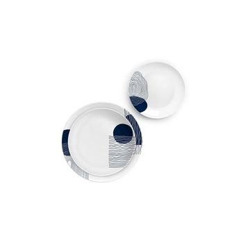 Vajilla 18 Pzas Porcelana Marca Non