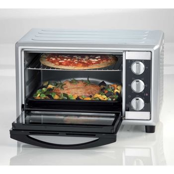 Ariete 984 25 L Negro, Plata Parrilla 1500 W