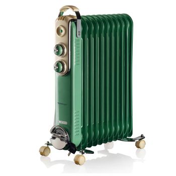 Radiador Aceite Ariete 839/14 Vintage Verde 2500w