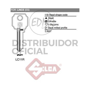 Llave Acero Lc11r Lince - Neoferr..