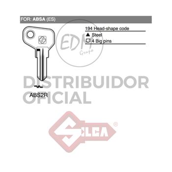 Llave Acero Abs2r Absa - Neoferr..