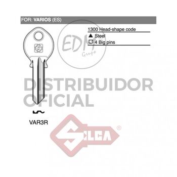 Llave Acero Var3r Varios