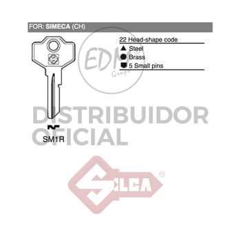 Llave Acero Sm1r Simeca - Neoferr..