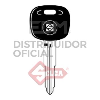 Llave Transponder S/chip - C/tapon Para Mitsubishi, Citroen Y Peugeot - Neoferr..