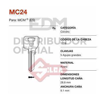 Llave Silca Acero Mc24