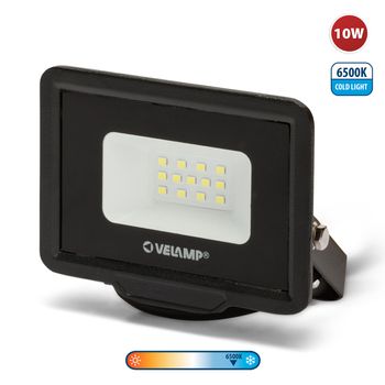 Padlight5, Reflector Led Smd Ip65 De 10w, Negro 6500k