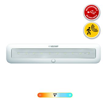 Luz Lámpara Led Con Detector De Movimiento Pir Cinta Autoadhesiva 3m,  Alimentación: Pilas 3xaaa (no Incl.) con Ofertas en Carrefour