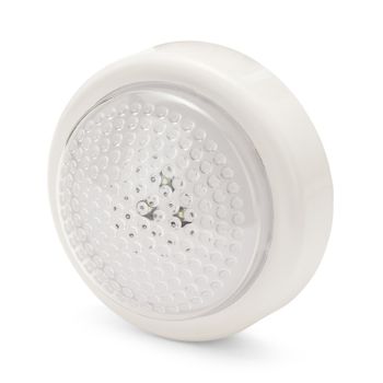 Pushlight Redonda Color Blanco 3 Led