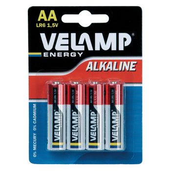 Batería Alcalina, Lr6 Aa, 1.5v - Blister De 4