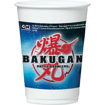 Bakugan Pack 10 Vasos 20 Cl.