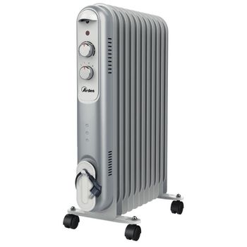 Ardes Curvy 11 Radiador De Aceite Eléctrico Interior Negro, Gris, Blanco 2500 W