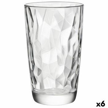 Vaso Bormioli Rocco Diamond Transparente Vidrio 470 Ml 6 Unidades (pack 6x)