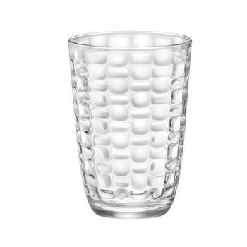 Set 6 Vasos Altos Vidrio Mat 39cl