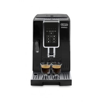 De'longhi Cafetera Superautomática Ecam350.50.b  Pantalla Táctil. Dos Tazas A La Vez. Sistema Lattecrema. 1.450 W. Color Negro