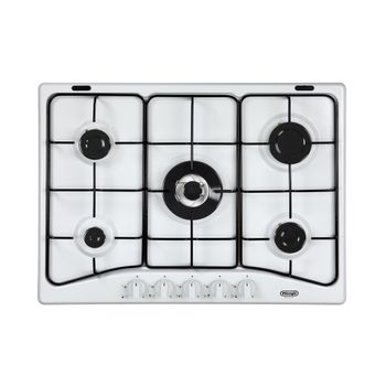 De'longhi Ybf 57 Asv Hobs Blanco Integrado Encimera De Gas 5 Zona(s)