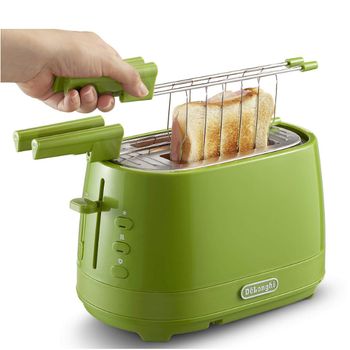 Delonghi Ctlap2203.gr Tostadora 2 Rebanada(s) Verde 550 W