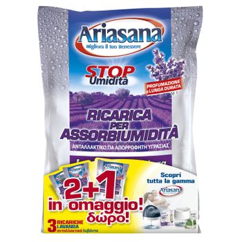 Ariasana 945803 Deshumidificador Y Recambio Antihumedad Antihumedad (recambio) Absorbe Humedades Y Olores