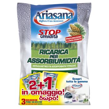 Ariasana 945802 Deshumidificador Y Recambio Antihumedad Antihumedad (recambio) Absorbe Humedades Y Olores