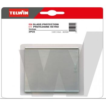 Telwin 802939 Proteccion Vidrio Exterior - Vantage Red Xl (2 U.) 134x114