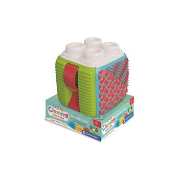 Cubo Actividades Clemmy. Cinco Caras Con Texturas Sensoriales Para Jugar Con Bloques.