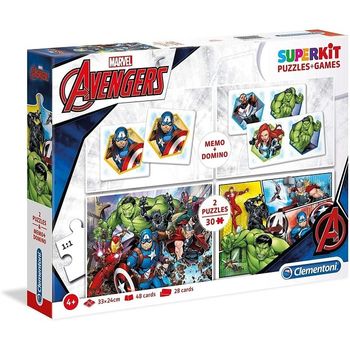 Superkit Avengers 2x30+memo+domino