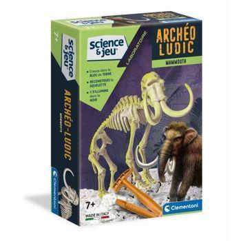 Juego De Ciencia Archéo Ludic - Mamut Fosforescente - Clementoni