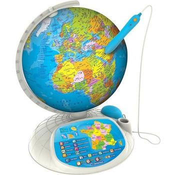Science4you Globo Terraqueo con Luz para +8 Años - Bola del Mundo  Interactiva y Atlas para