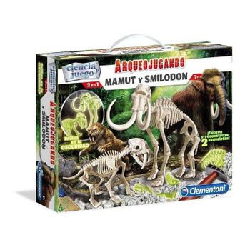 Arqueojugando Smilodon + Mamut