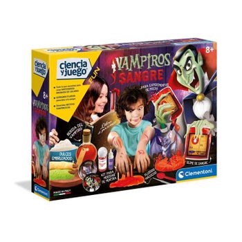 Ciencia Y Juego Fun Vampiros Y Sangre ¡con Este Laboratorio Crearás Los Slime Más Expeluznantes! (clementoni - 55419.5)