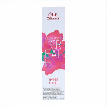 Tinte Permanente Wella Color Fresh Create Hyper Coral Coral (60 Ml)