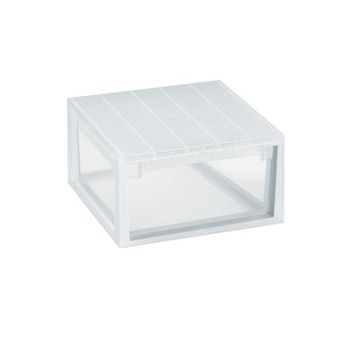 Caja Ordenacion Light Drawer L 23l. Transparente