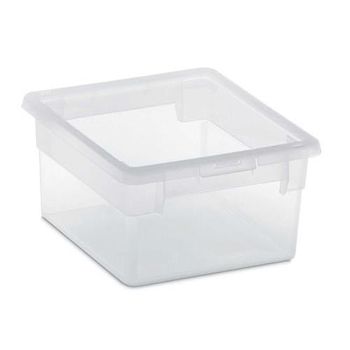 Caja Ordenacion Light Box S/2 2.5l. Transparente