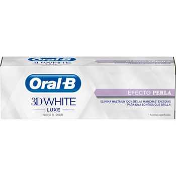 Oral B Pasta Dental 3d Efecto Perla 75 Ml