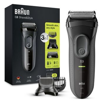 Braun 3000btblk Afeitadora Barbero Afeitadoras