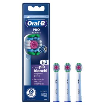 Oral-b Pro 3d White 3 Pieza(s) Blanco