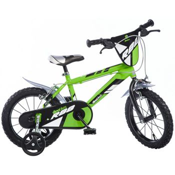 Bicicleta Para Niños Mtb R88 Verde 16" Dino356007 Dino Bikes