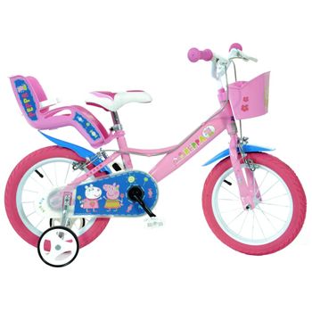 Bicicleta Lola - 16 pulgadas – azul claro con detalles en rosa – Super  Super 