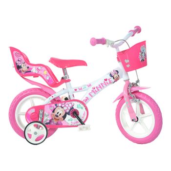 Bicicleta Infantil Minnie Mouse 12 Pulgadas 3 - 5 Años
