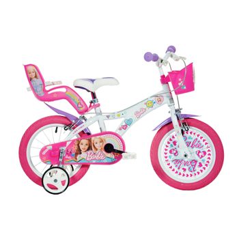 Bicicleta Infantil Para Niñas Y Niños Princesas Disney 16 Pulgadas De 5 A 7  Años Color Rosa Con Cesta, Ruedines Y Porta Muñecas con Ofertas en  Carrefour