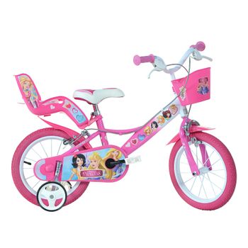 Bicicletas Infantiles Niños 3-8 Años Con Ruedines Y Cesta Color: Morado, 12 Pulgadas con Ofertas en Carrefour