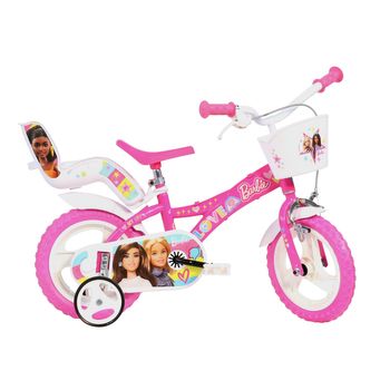 Bicicleta Niños 12 Pulgadas Barbie Rosado 3-5 Años