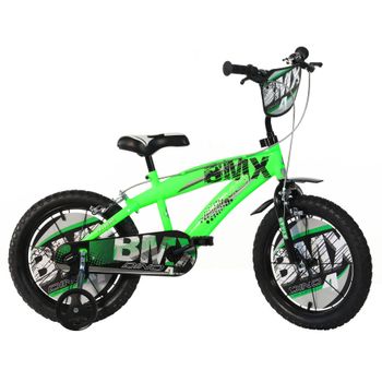 Bicicleta Niños 14 Pulgadas Bmx Negro 4-6 Años