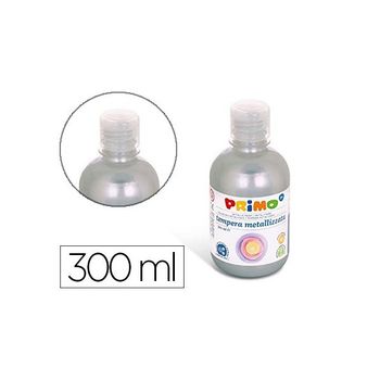 Tempera Liquida Primo Escolar 300 Ml Plata