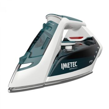 Imetec Zerocalc Z1 2500 Plancha Vapor-seco Suela De Acero Inoxidable 2200w Verde Azulado, Blanco